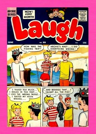 Laugh Comic 99,  1959,  Archie,  Jughead,  Betty & Katy Keene Vintage Rare Class