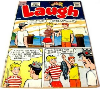 LAUGH COMIC 99,  1959,  ARCHIE,  JUGHEAD,  BETTY & KATY KEENE VINTAGE RARE CLASS 3