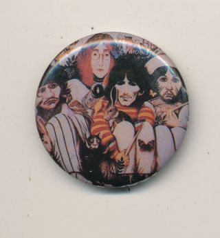 The Beatles Rare Vintage Buttons (set Of 4)
