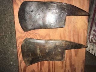 Antique Vintage Firemans Axe Head,  old fire axe forged steel 2