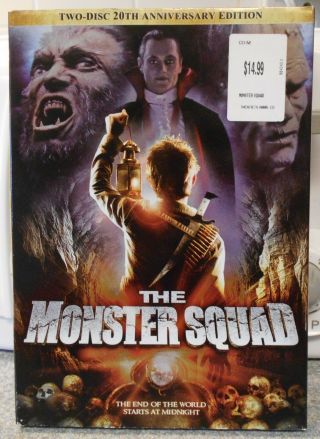 The Monster Squad (dvd 2007 2 - Disc 20th Anniv) Rare 1987 Comedy W Slipcover