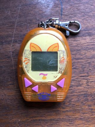 1997 Rare Talking Nano Puppy Pet Electronic Game Key Chain By Playmates Toys
