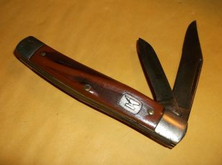 Anvil Prov.  U.  S.  A.  Rare 2 Blade Folding Pocket Knife 1967