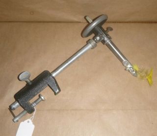 Rare Vintage All Metal Universal Rotating Fly Tying Vise With Clamp Mount