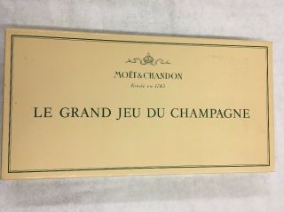 Moet And Chandon Le Grand Jeu Du Champagne Board Game Rare Made In France