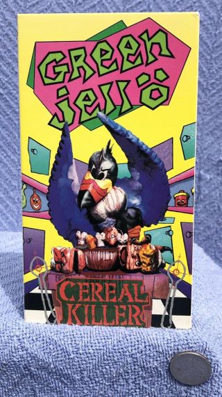 1992 Green Jello - Cereal Killer - Vhs - Rare - Out Of Print - Danny Carey Tool