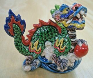 Ceramic Chinese Dragon small size.  Including presentation box - Charity. 2