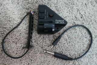 Vintage 1980s Roland Gk - 2a Divided Guitar Midi Pickup With Cable Rare