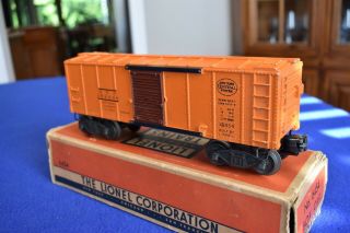 Lionel (rare Orange) 6454 N.  Y.  C.  Box Car