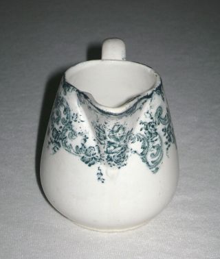 Antique 1880 ' s Royal Bonn Pottery Creamer Pitcher F.  A.  Mehlem Mark Germany 2