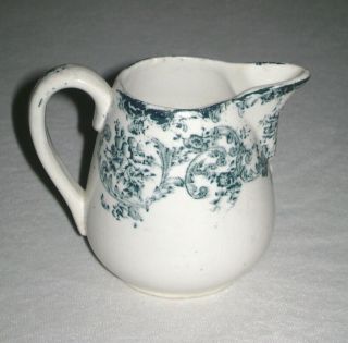 Antique 1880 ' s Royal Bonn Pottery Creamer Pitcher F.  A.  Mehlem Mark Germany 3