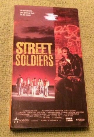 Street Soldiers Vhs Action Academy Video 1991 Rare
