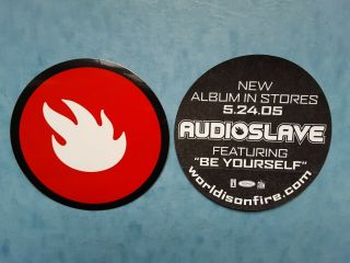 Audioslave (chris Cornell\tom Morello) Rare Official 2005 Promo Sticker