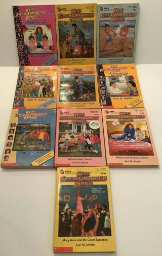 Scholastic The Baby - Sitters Club Books 21 - 30 Vintage Rare Childrens Book 