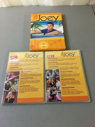 Joey The Complete First Season 1 Dvd 4 Disc Set Friends Spinoff Vgc Rare Oop
