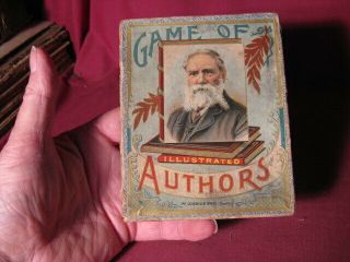 Antique Mcloughlin Brothers Game Of Authors