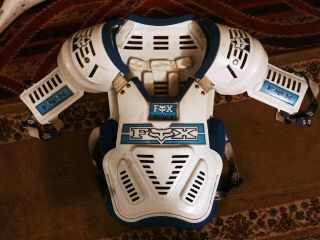 Vintage Fox Racing Chest Protector Roost 2 Motocross Dirt Bike Rare