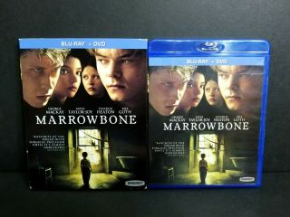 Marrowbone (blu - Ray,  Dvd,  2018) W/ Oop Rare Slipcover.  Magnet Horror Thriller