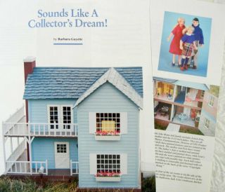 Rare History Article Pics - 1982 Craft Master " Sounds Like Home " Doll House