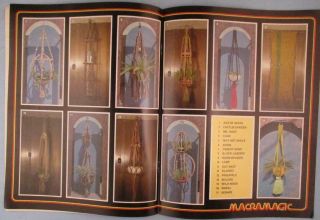 Vtg Rare Macramagic Macrame Plant Hangers Patterns Owl Wall Hangings Book How To