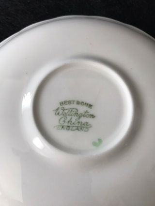Vintage Wettington Best Bone China Tea Cup & Saucer 3