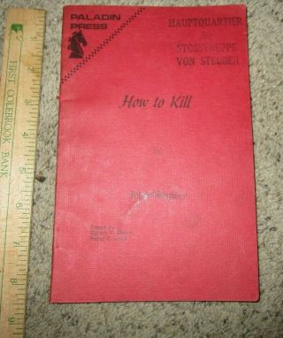 1973 Paladin Press How To Kill John Minnery Rare