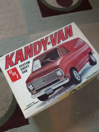 Amt Kandy Van Custom Chevy Van Candy Vintage 1:25 Model Kit Hot Rod Gmc Parts