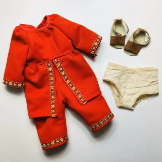 Vintage Large Doll Dress Outfit For 22” Dolls Groovy Boho Clothes