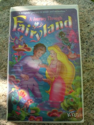A Journey Through Fairyland Rare Clamshell Vhs Tape Clamshell Anime Fairy Tale