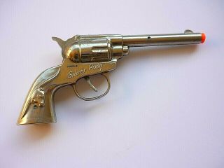 Nichols - Silver Pony Cap Gun - - Rare 1946 1st Model Single Shot - -