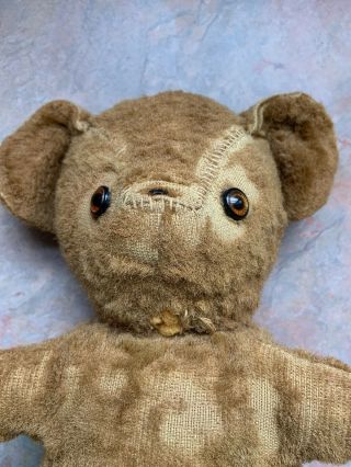 Vintage Teddy Bear Musical Wind Up Plush 9 