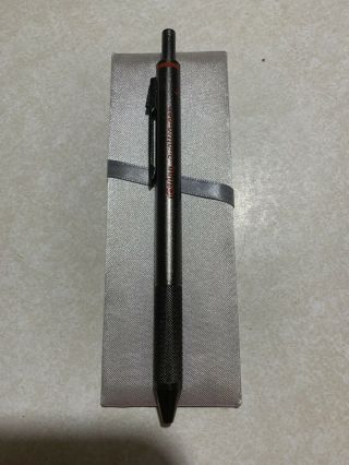Ex.  Rare Vintage Rotring Quattro Pen & 0.  5mm Pencil Round Barrel