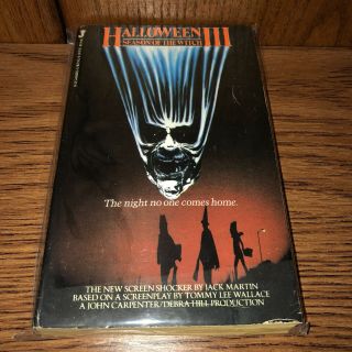 Halloween 3 Season Of The Witch Rare Horror Paperback Book Iii