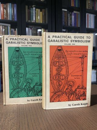 A Practical Guide To Qabalistic Symbolism (vol.  1 & 2) By Gareth Knight,  Rare
