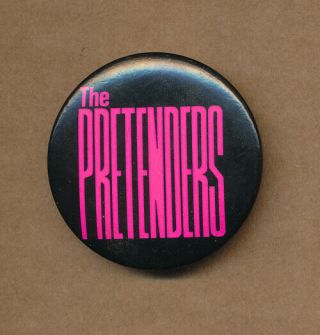 The Pretenders Learning To Crawl Rare Vintage Button 1984