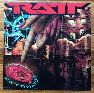Ratt Detonator Rare Promo 12 X 12 Poster Flat 1990