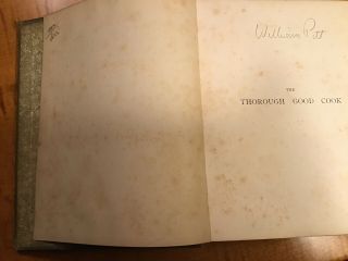 Antique The Through Good Cook Book Sala 1896 Chats On Cooking 900 Recipes Index 2