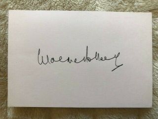 Rare Autograph Of Graeme Pollock - South Africa - Lovely Signed Card
