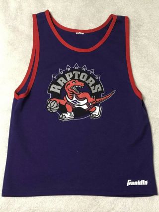Rare Vintage 1990s Toronto Raptors Franklin Basketball Jersey Ym