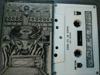 D.  J.  Ragz - Inside The Crates Cassette Sacramento Ca Rap Mixtape Rare Jazz Addixx