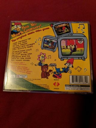 PaRappa the Rapper Playstation 1 Game PS1 Rare 2