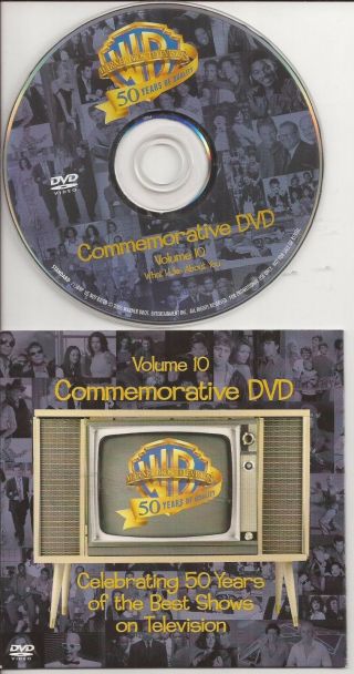 Warner Brothers 50 Years Of Quality (dvd) Commemorative Volume 10 Rare Clips
