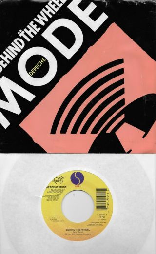 Depeche Mode Behind The Wheel Rare 45 With Picsleeve From 1987