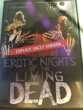 Erotic Nights Of The Living Dead - Uncut Joe D’amato - Rare Oop