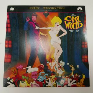 Rare Laserdisc Cool World A Cult Classic Feat Brad Pitt & Kim Basinger