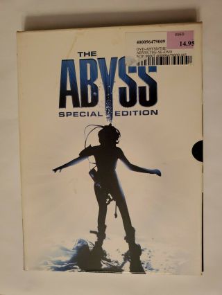 The Abyss Special Edition 2 Disc Dvd Box Set Rare White Cover Pre - Owned