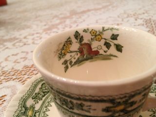 Vintage Mason ' s demitasse tea cup and saucer,  Manchu pattern,  made in England 2