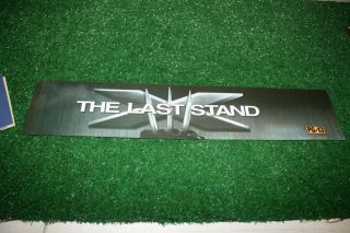 Rare 5 X 25 Xmen The Last Stand Movie Mylar Theater Marquee Poster