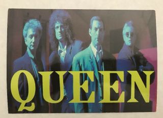 Freddie Mercury Queen Rock Group 4”x6” Photo Post Card Uk Rare