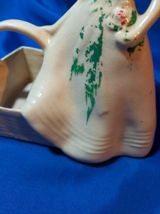 Brush McCoy Planter Porcelain Ceramic Woman Lady Southern Belle VTG Antique 3